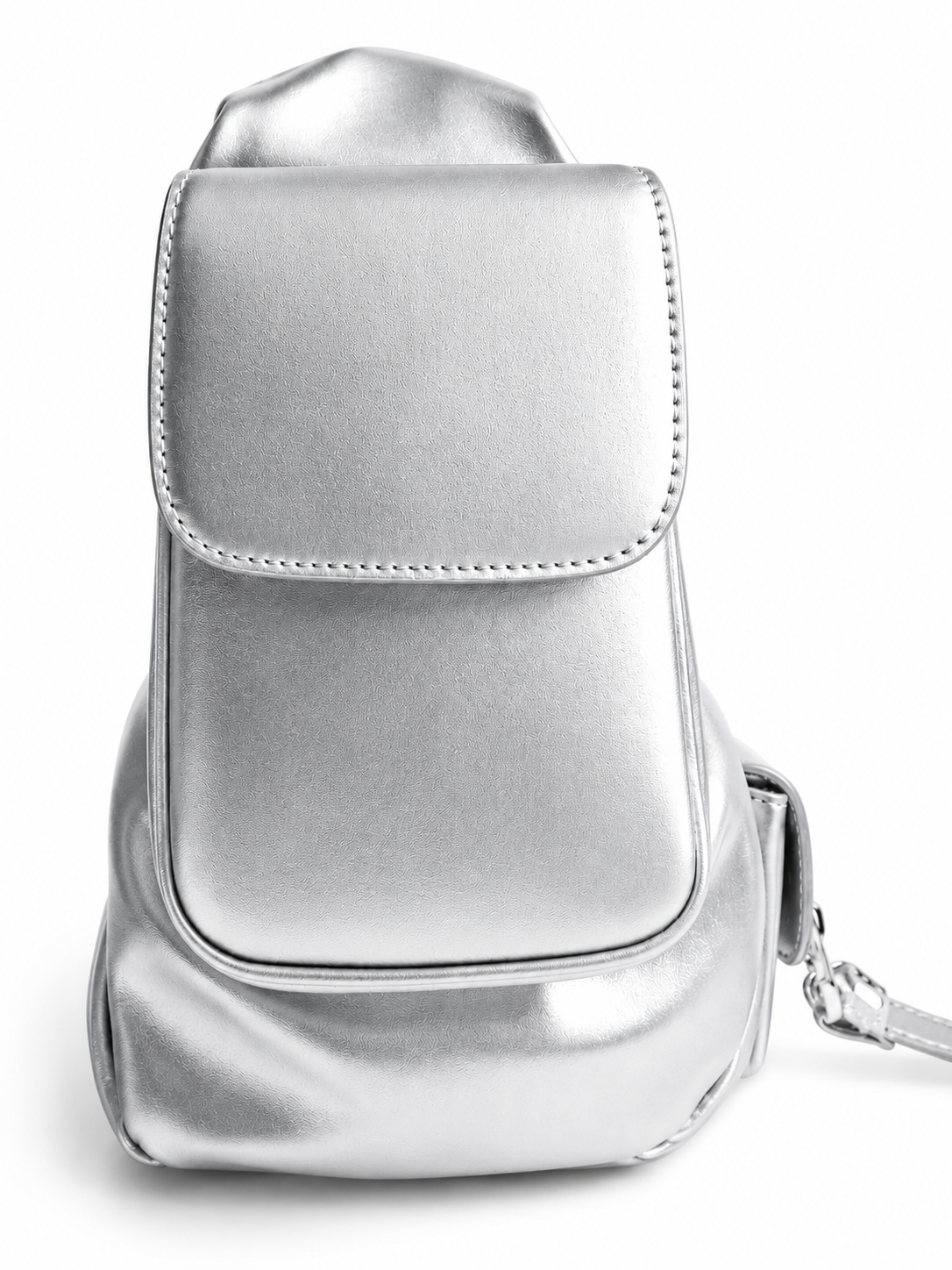 BETTY LEATHER BAG SILVER