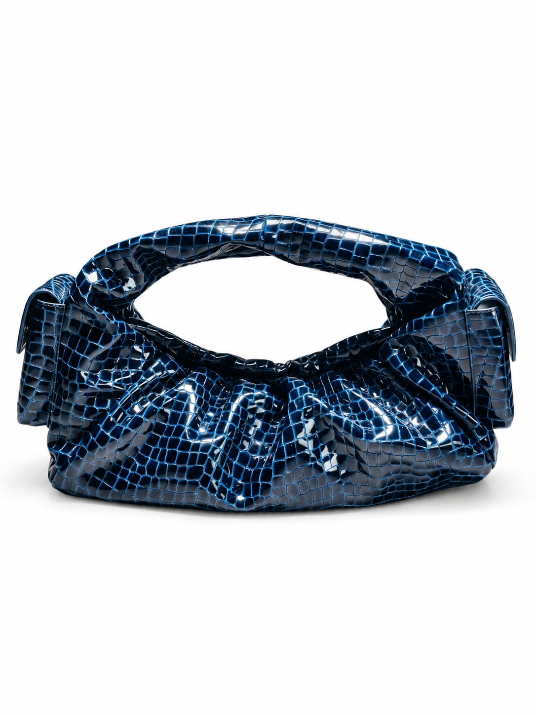 BETTY BAG CROC BLUE