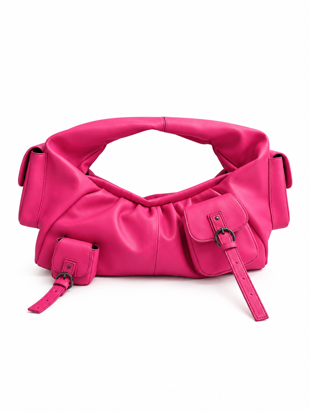 BETTY LEATHER BAG HOT PINK