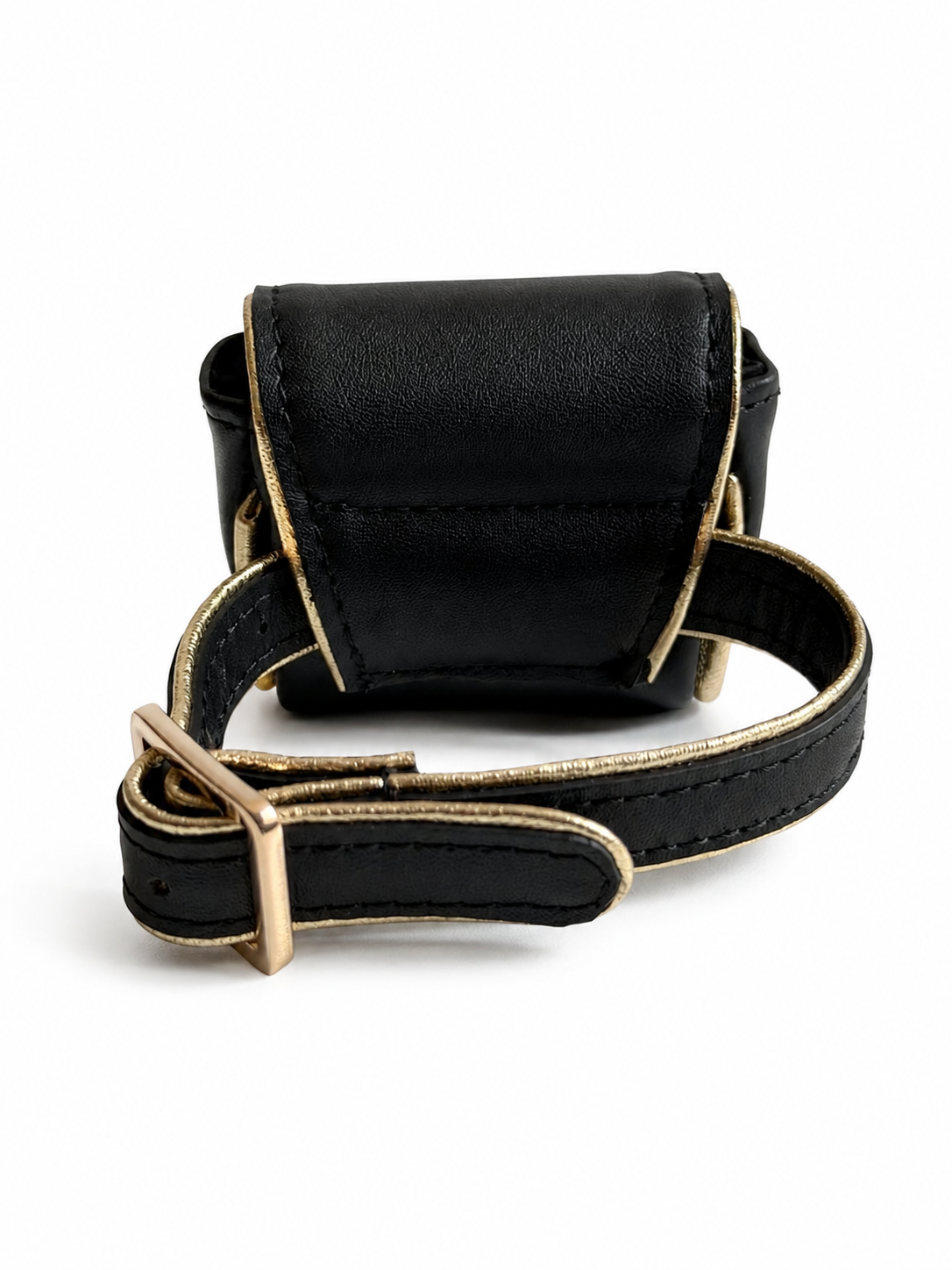 LEATHER MICRO POUCH BLACK