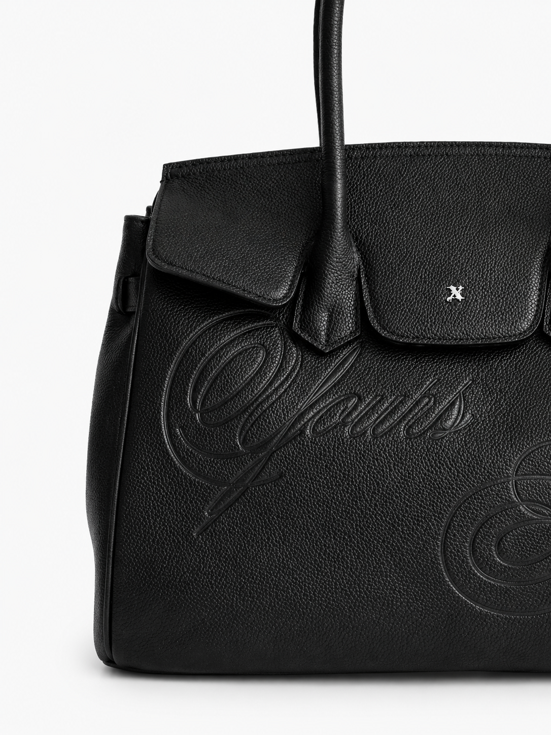 LEATHER CARRYALL BLACK