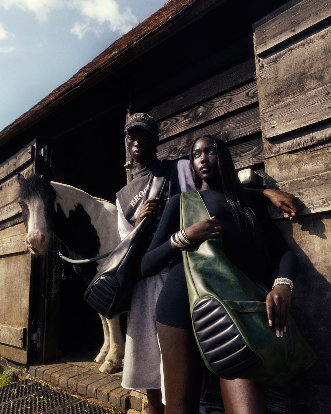 MOTO LEATHER BAG BLACK