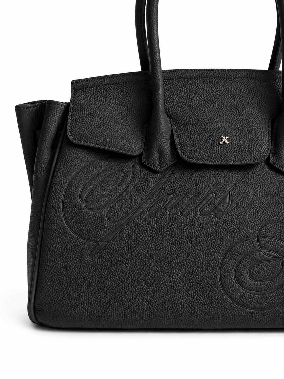 LEATHER CARRYALL BLACK