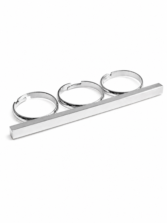KNUCKLE RING SILVER
