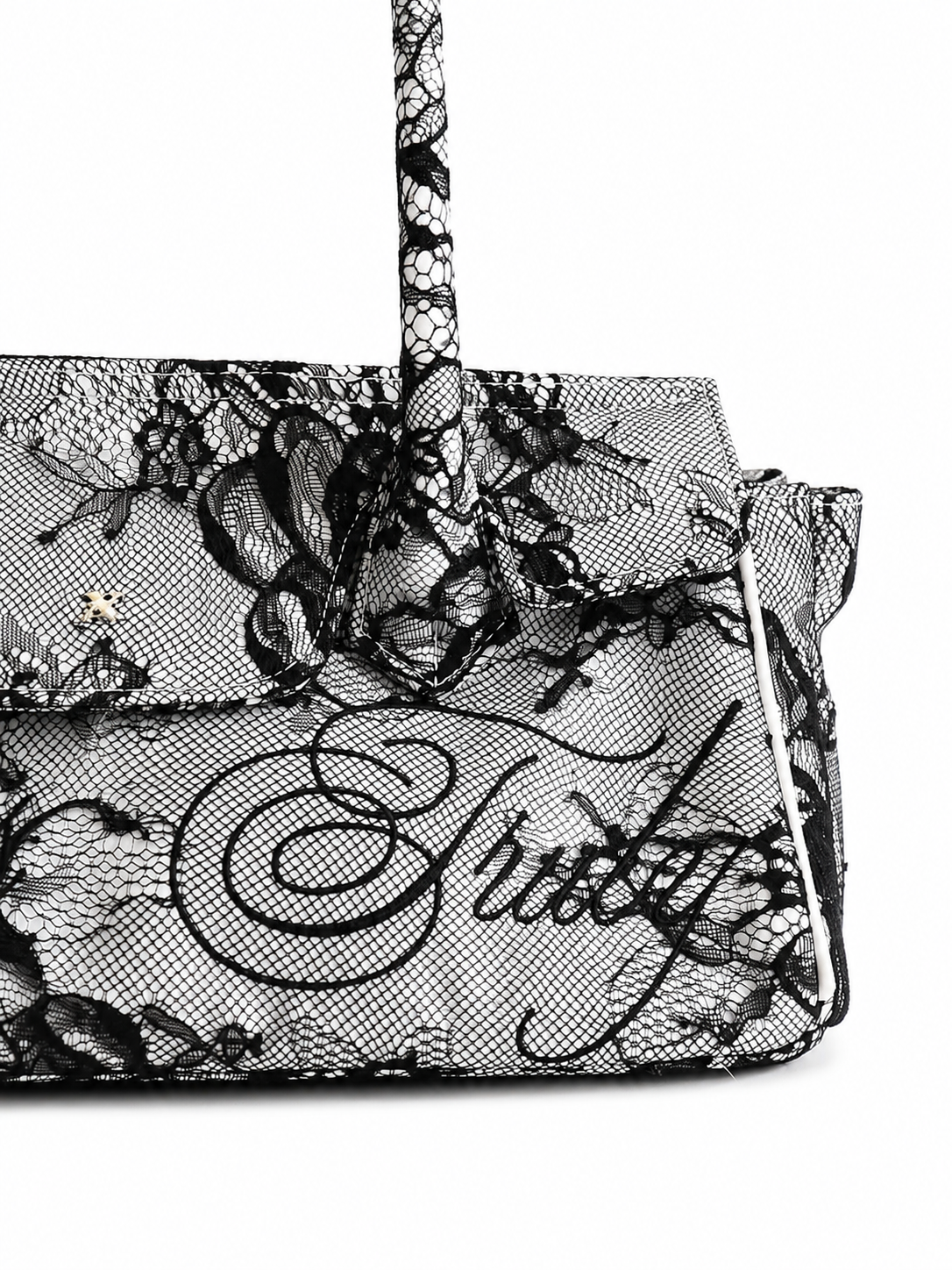 LACE CARRYALL MINI BLACK
