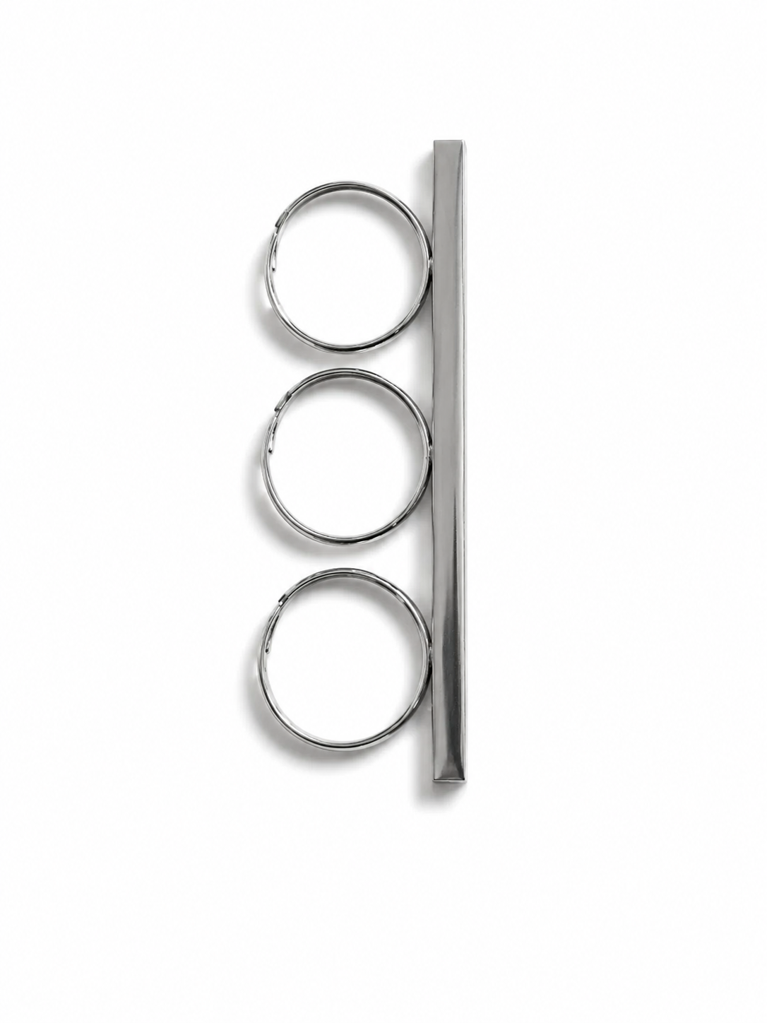 KNUCKLE RING SILVER
