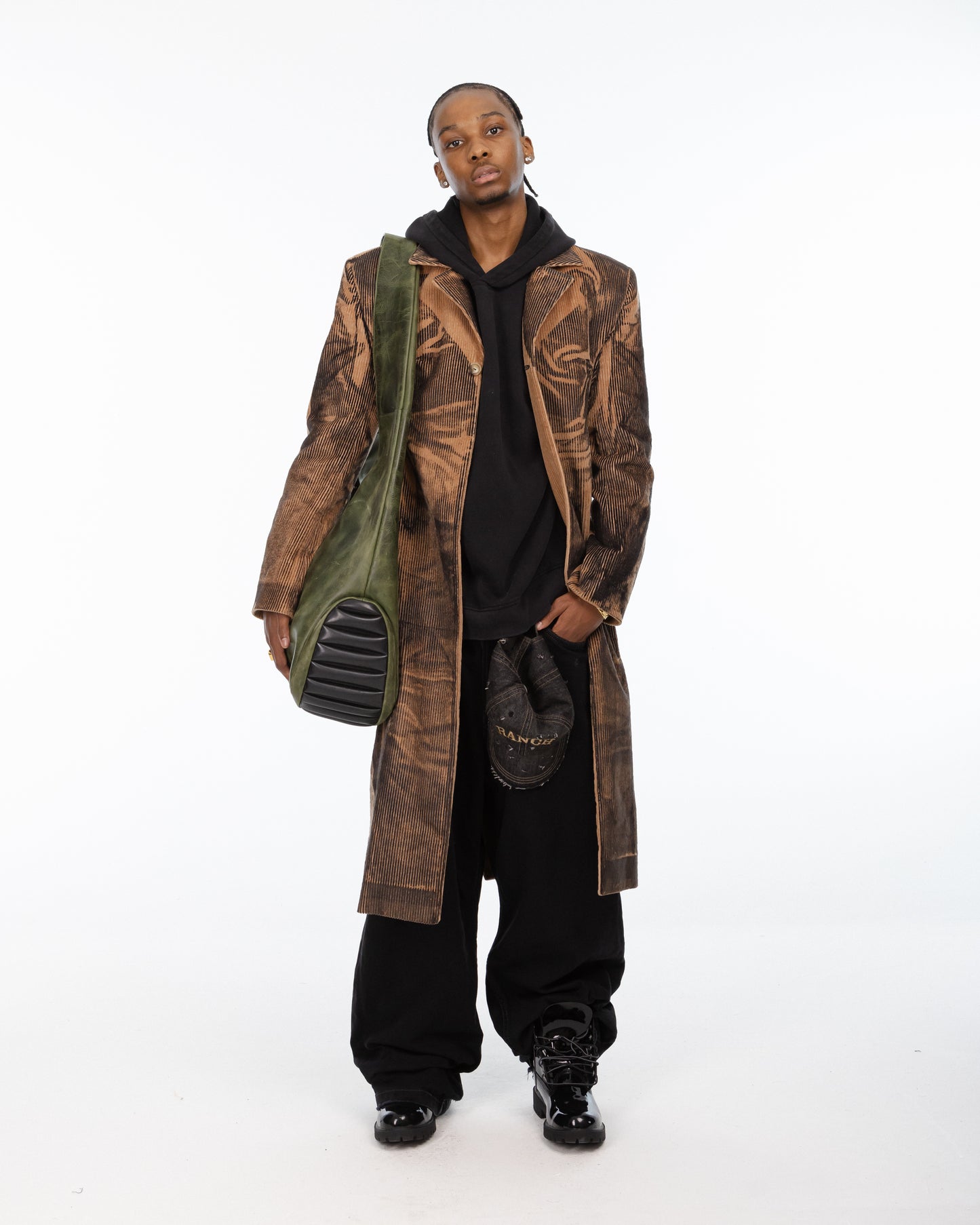 MOTO LEATHER BAG GREEN