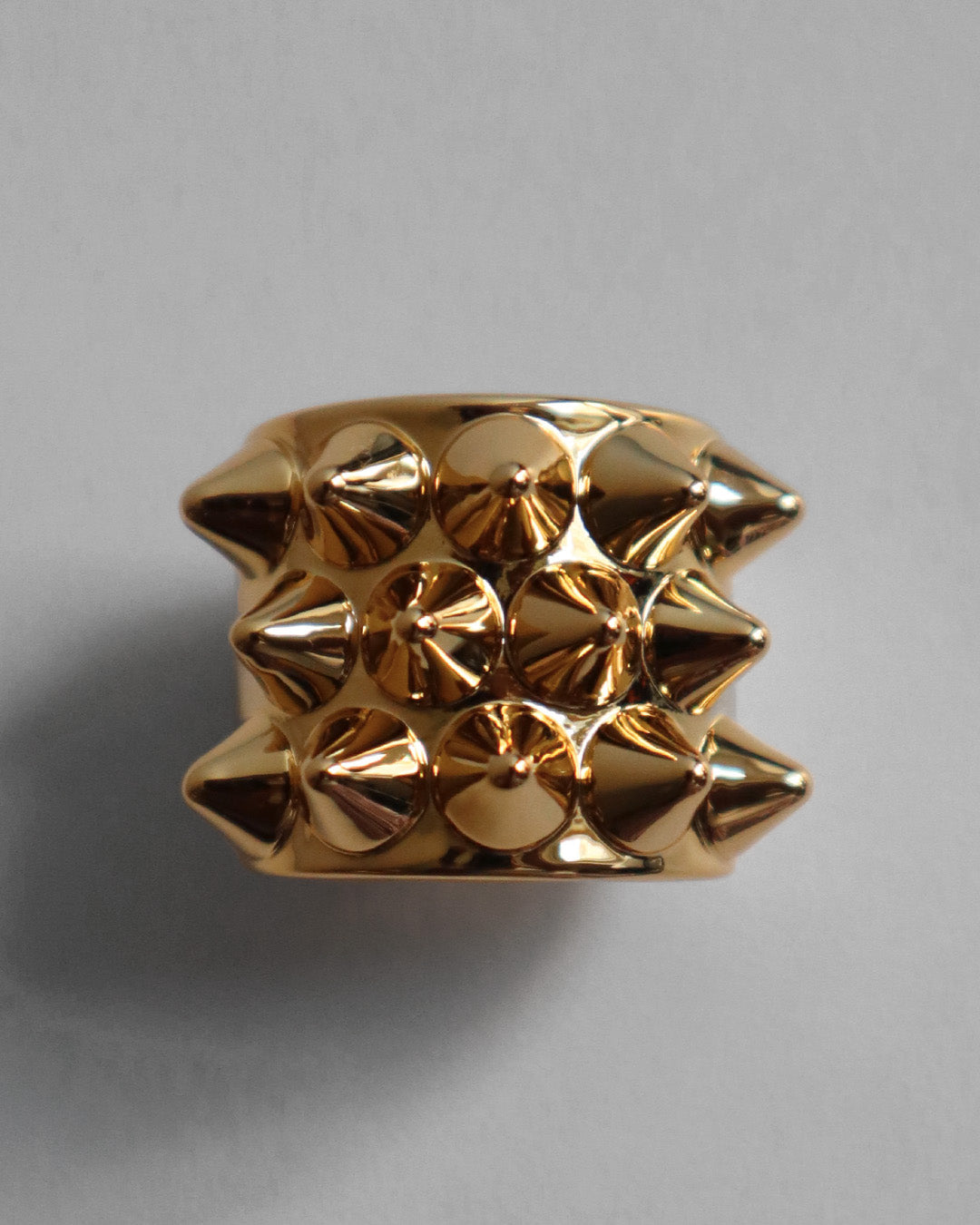 SPIKED RING GOLD
