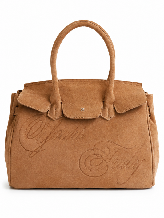 SUEDE CARRYALL BEIGE