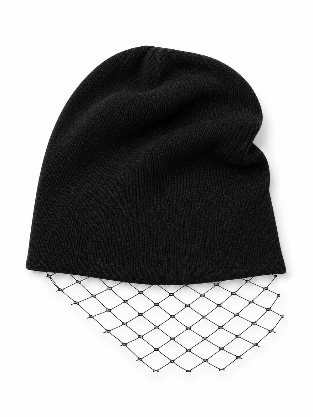VEIL BEANIE BLACK x OLIVIA SADE
