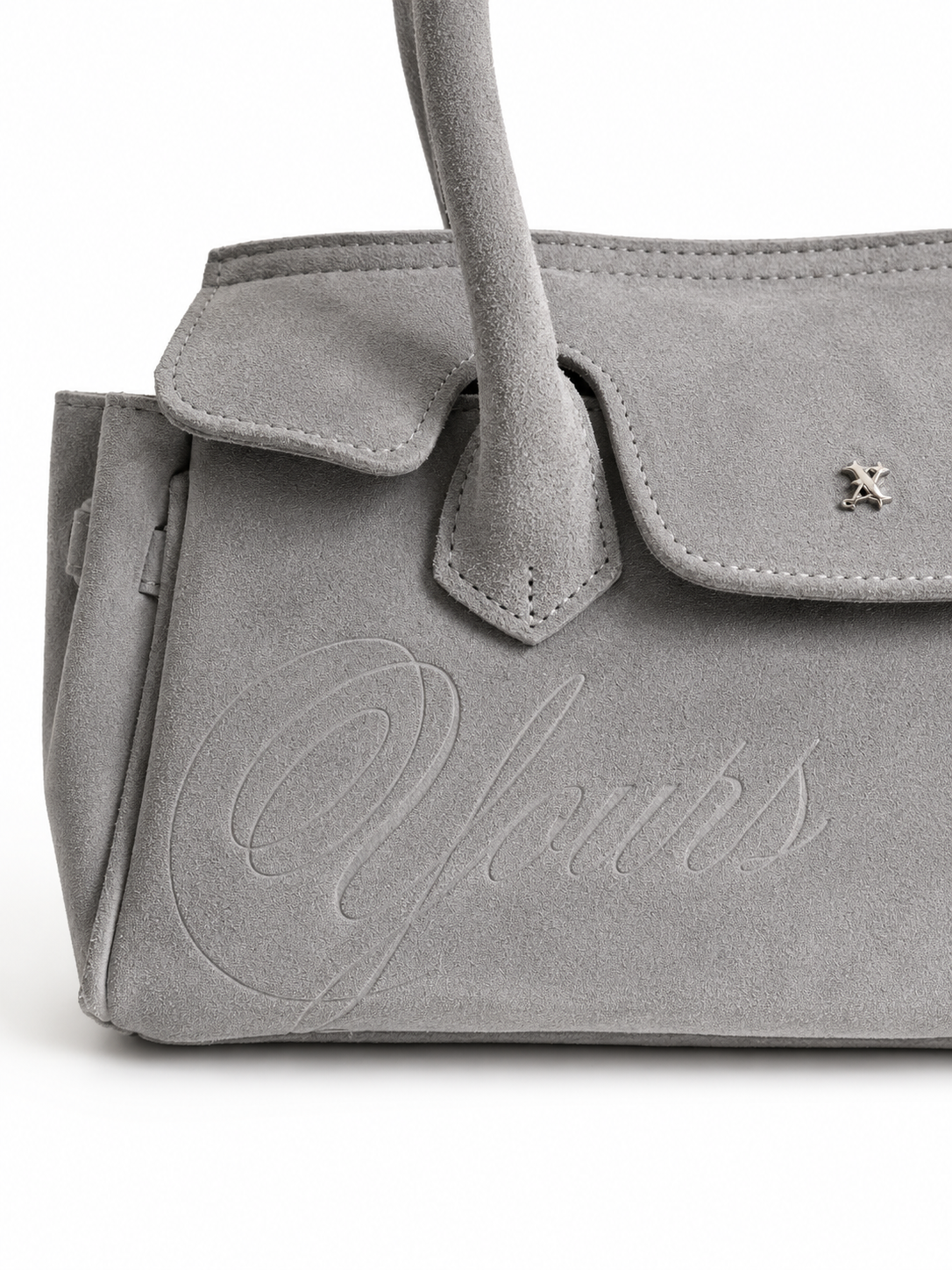 SUEDE CARRYALL MINI GREY