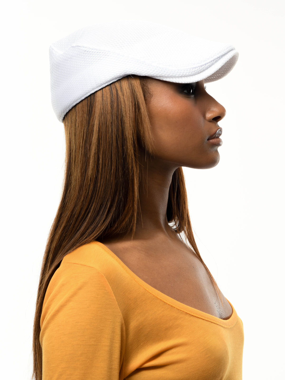 PAPERBOY CAP WHITE