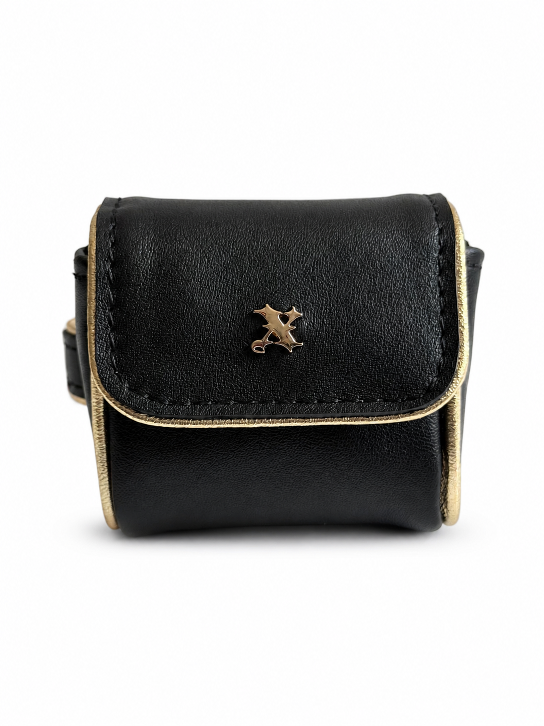 LEATHER MICRO POUCH BLACK