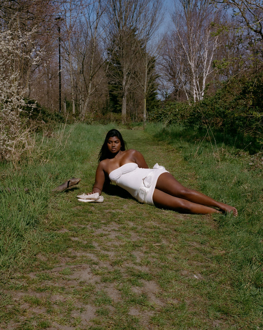 SILK POCKET BELT WHITE