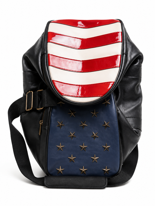 STARS & STRIPES LEATHER DUFFLE