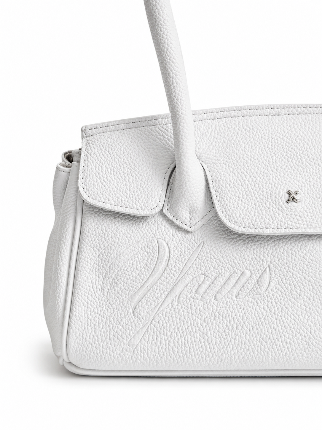LEATHER CARRYALL MINI WHITE