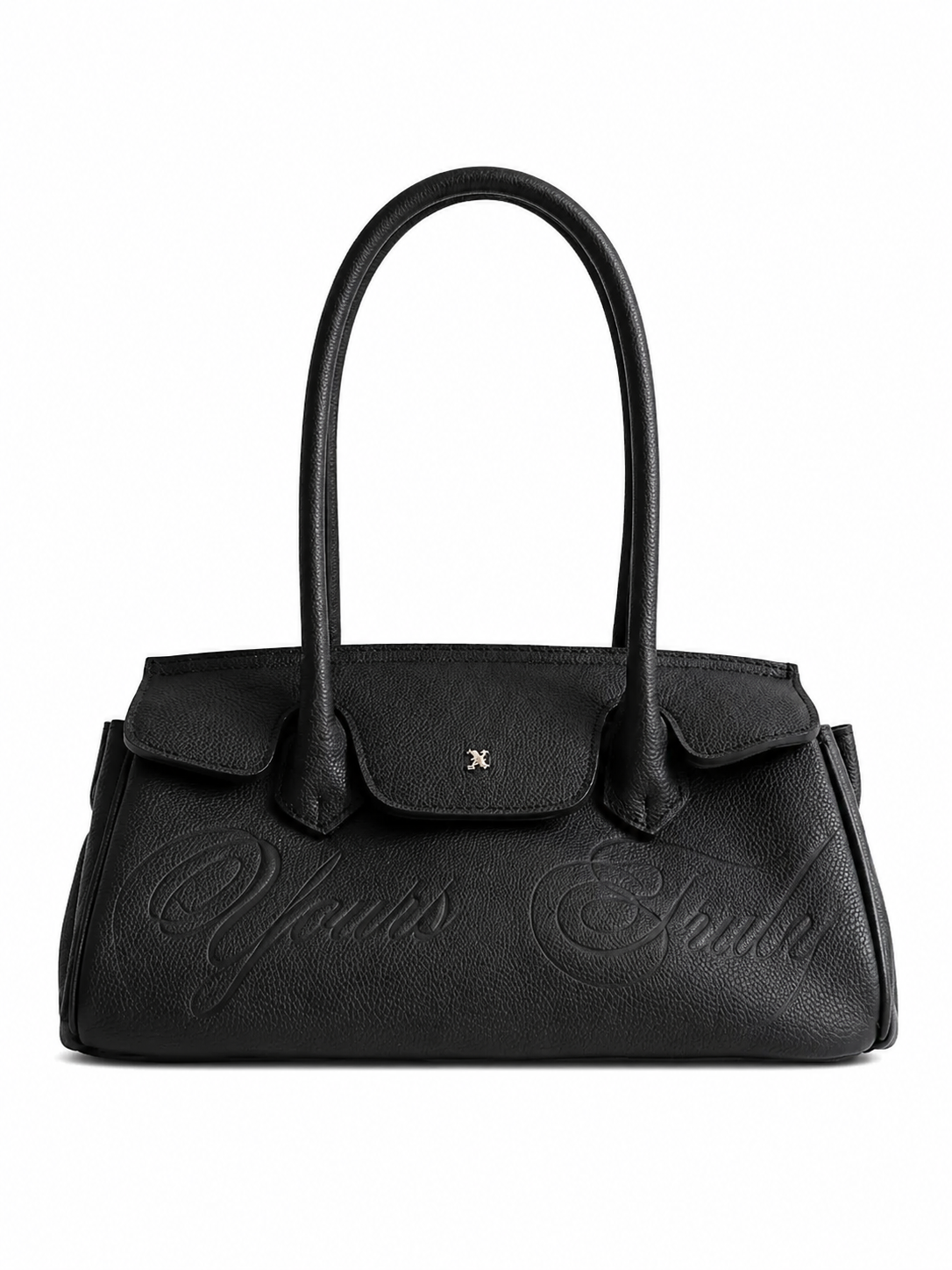 LEATHER CARRYALL MINI BLACK