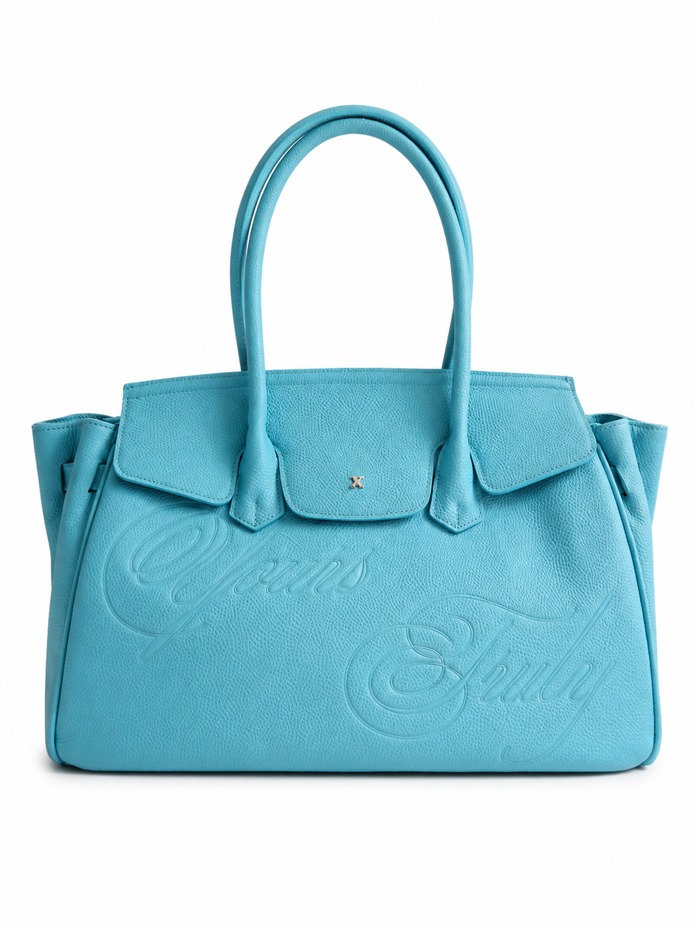 LEATHER CARRYALL TEAL