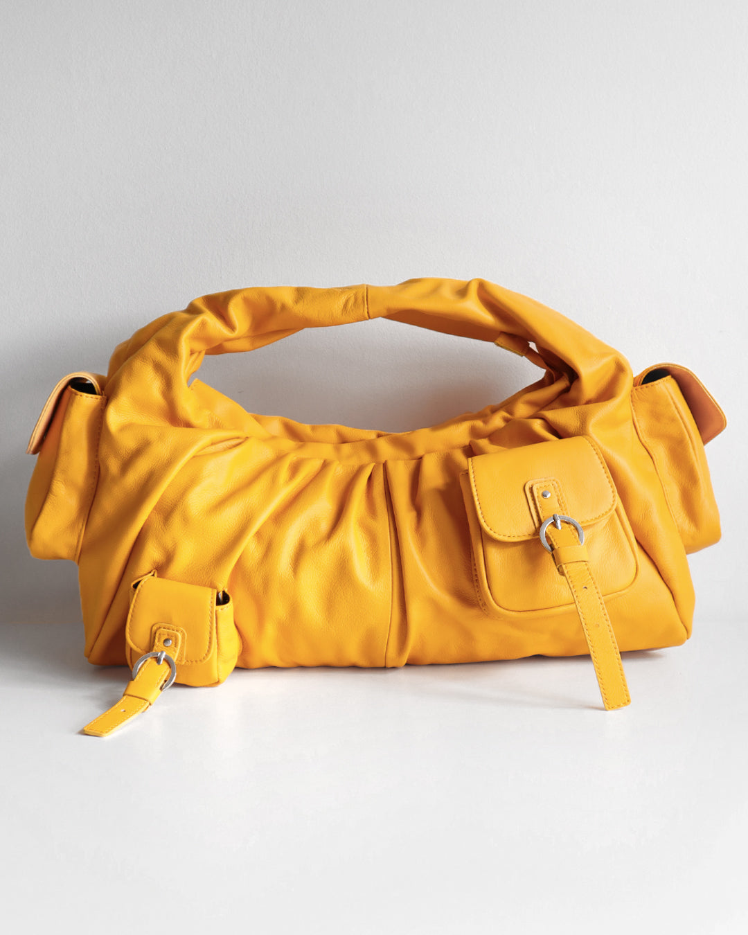 BETTY LEATHER BAG YELLOW (SAMPLE)