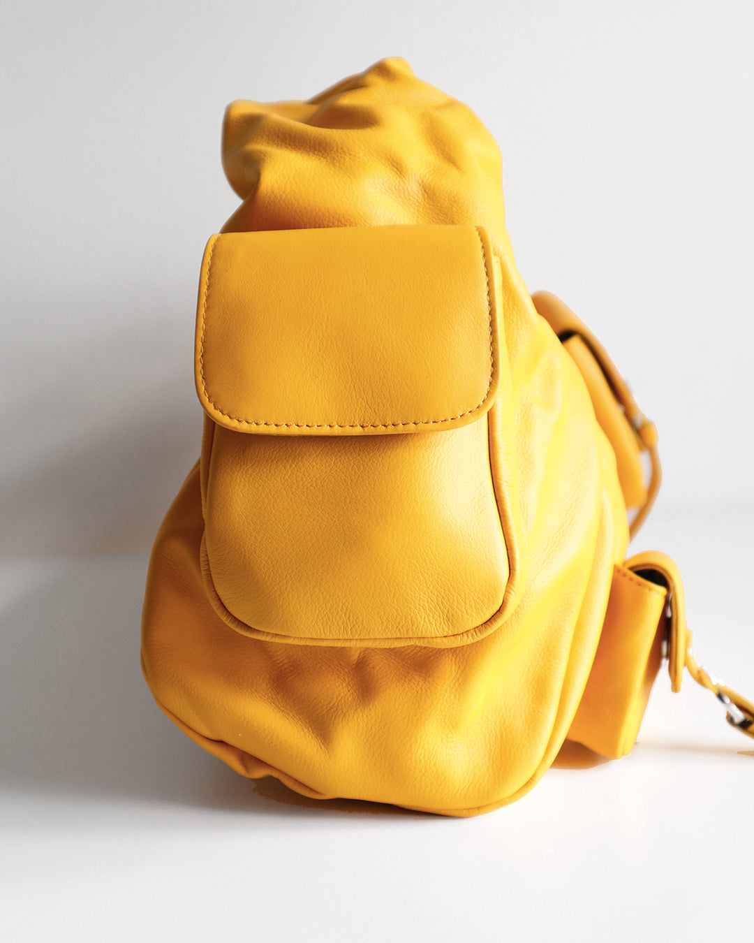 BETTY LEATHER BAG YELLOW (SAMPLE)