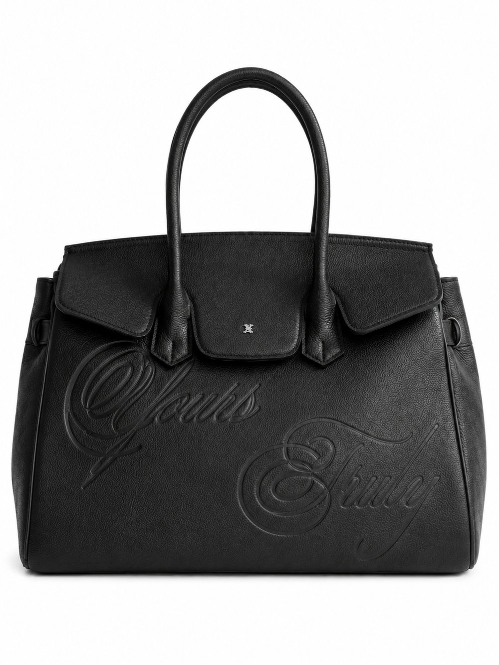LEATHER CARRYALL BLACK