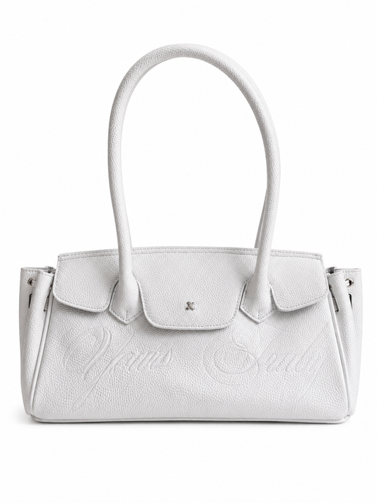 LEATHER CARRYALL MINI WHITE