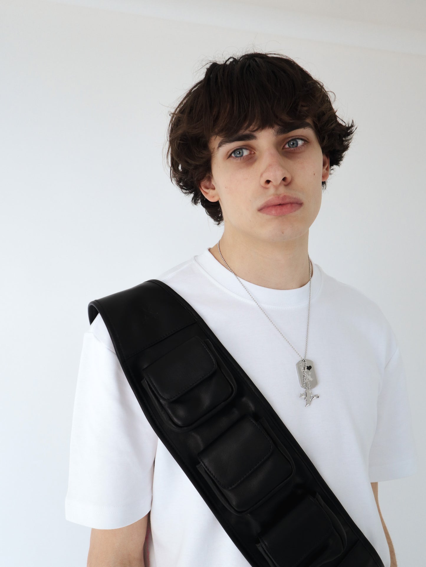 'I HEART X' DOG TAG NECKLACE