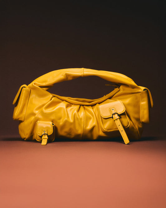 BETTY LEATHER BAG YELLOW