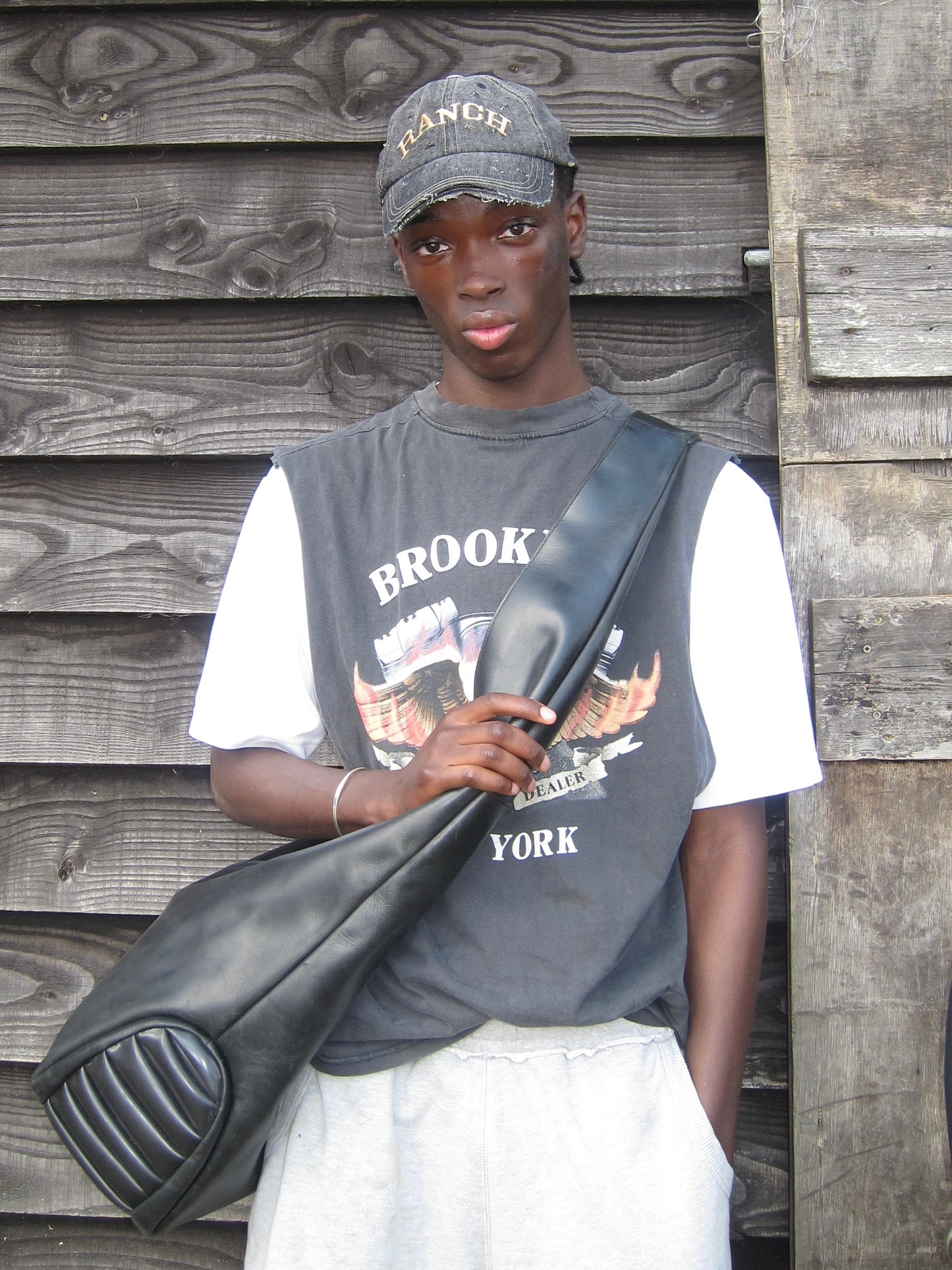 MOTO LEATHER BAG BLACK