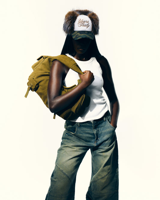 BETTY SUEDE BAG KHAKI