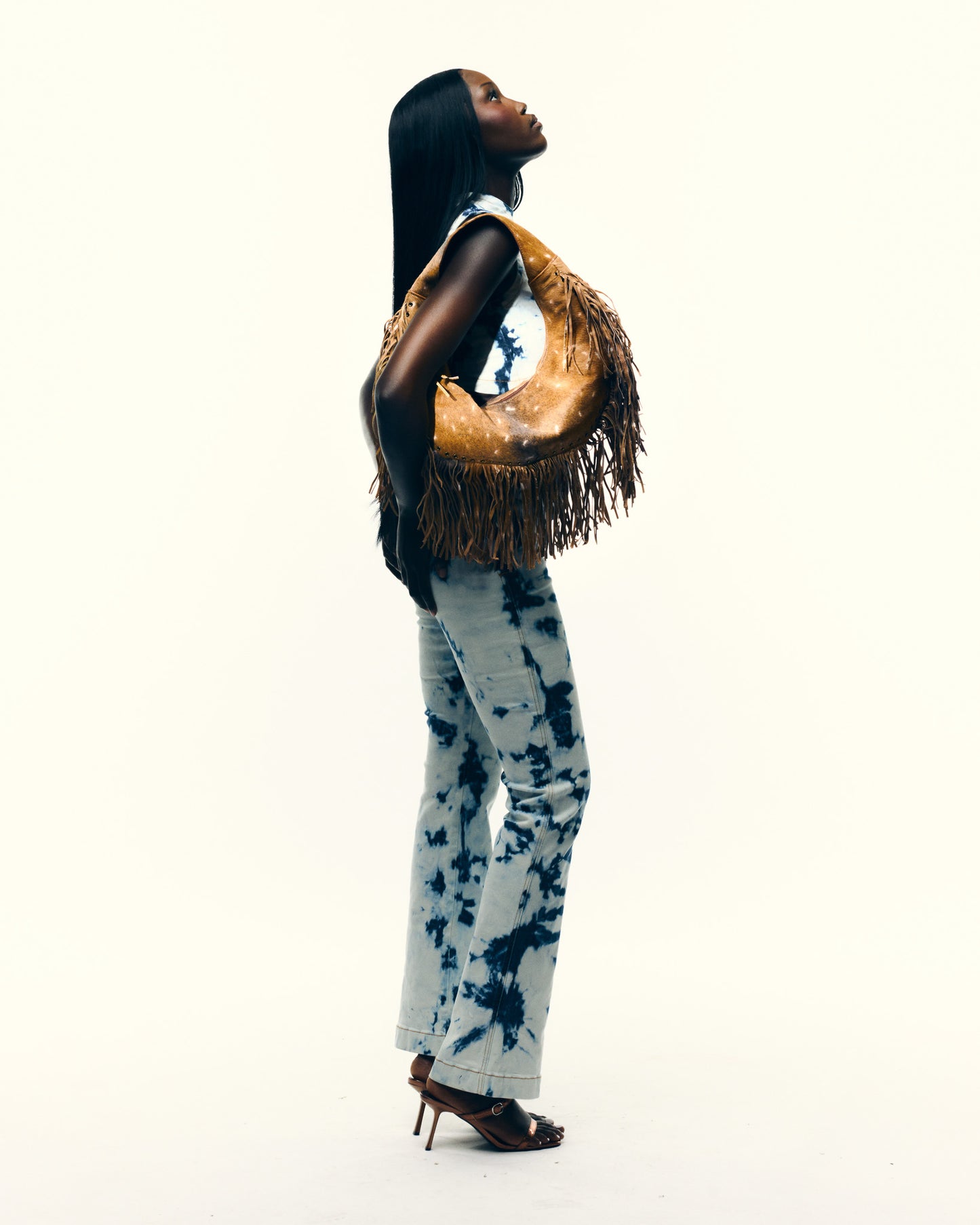 LEATHER TASSEL BAG BAMBI