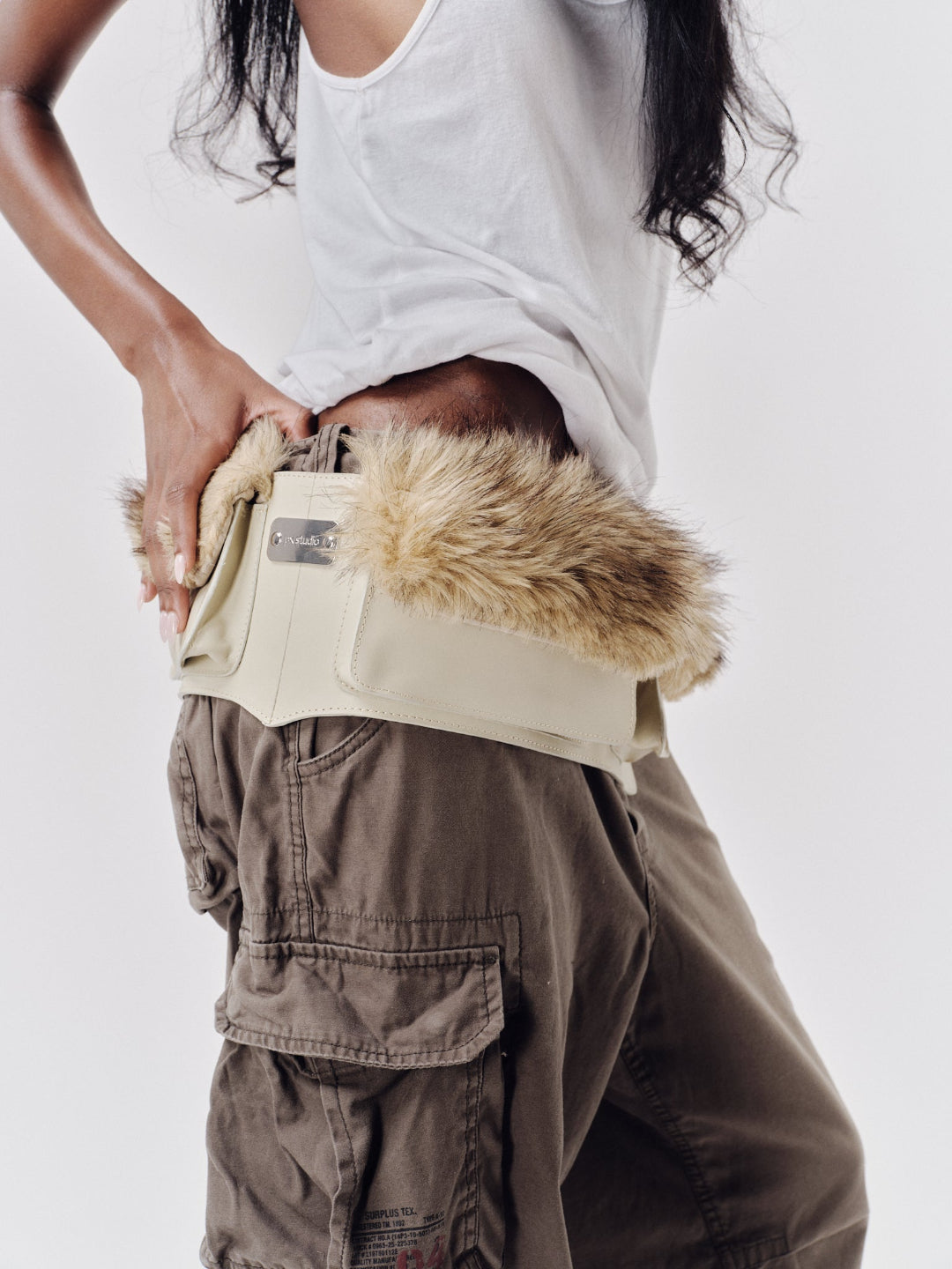 LEATHER BELT BAG YETI