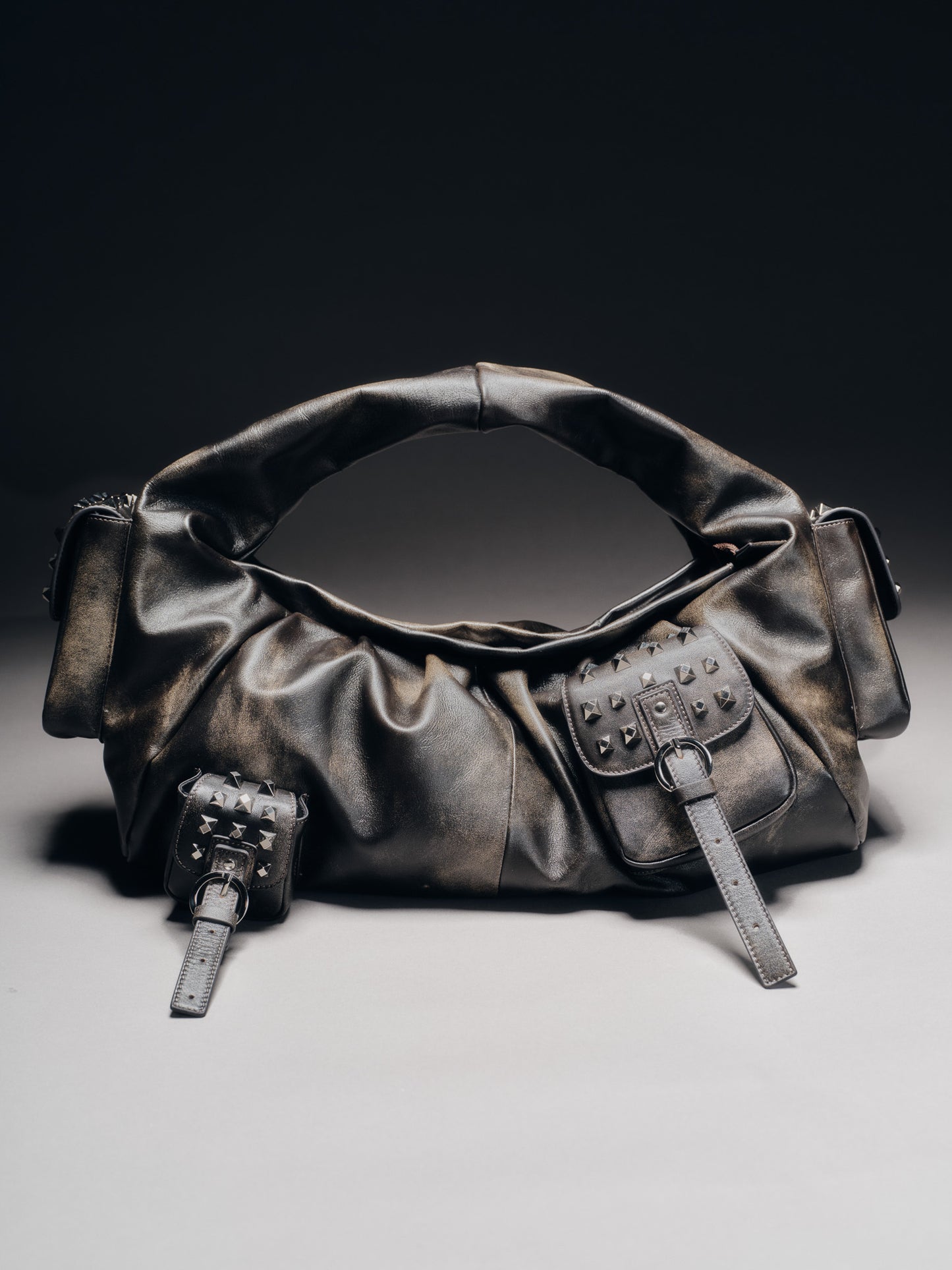 BETTY LEATHER BAG STUDDED