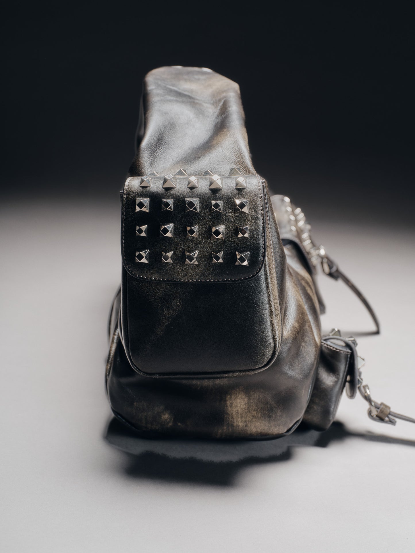 BETTY LEATHER BAG STUDDED