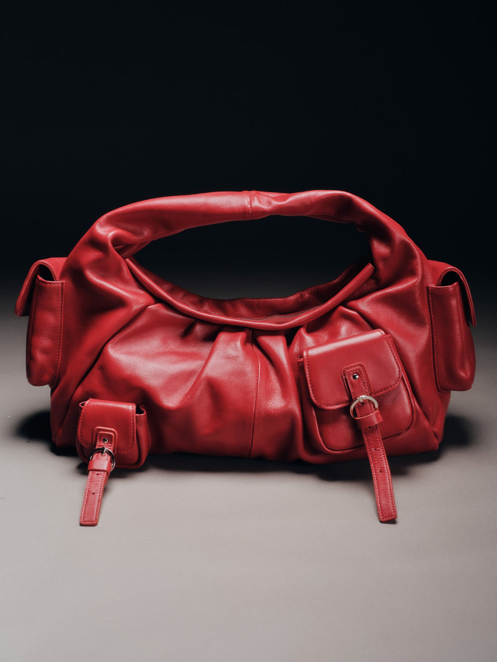 BETTY LEATHER BAG RED