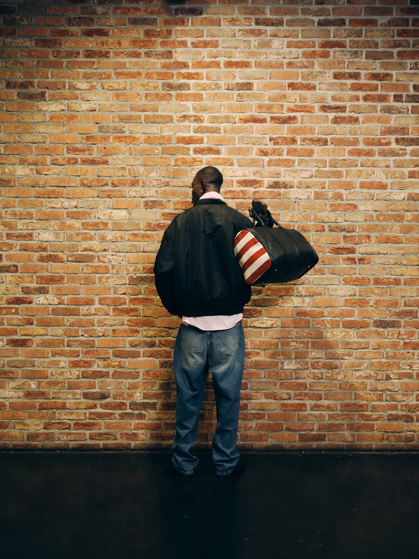 STARS & STRIPES LEATHER DUFFLE