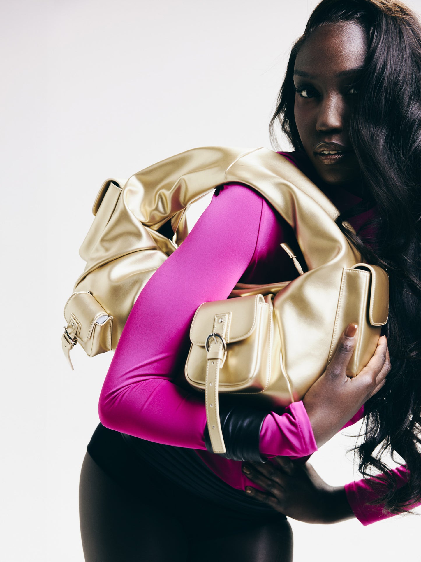 BETTY LEATHER BAG GOLD