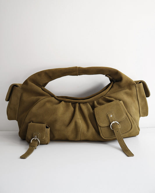 BETTY SUEDE BAG KHAKI