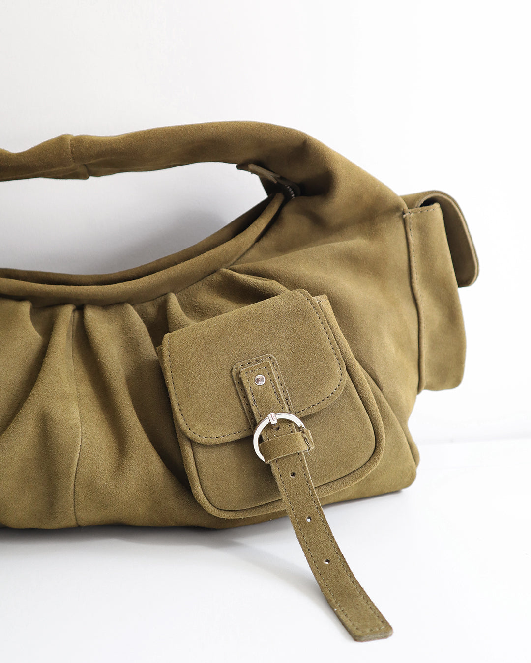 BETTY SUEDE BAG KHAKI