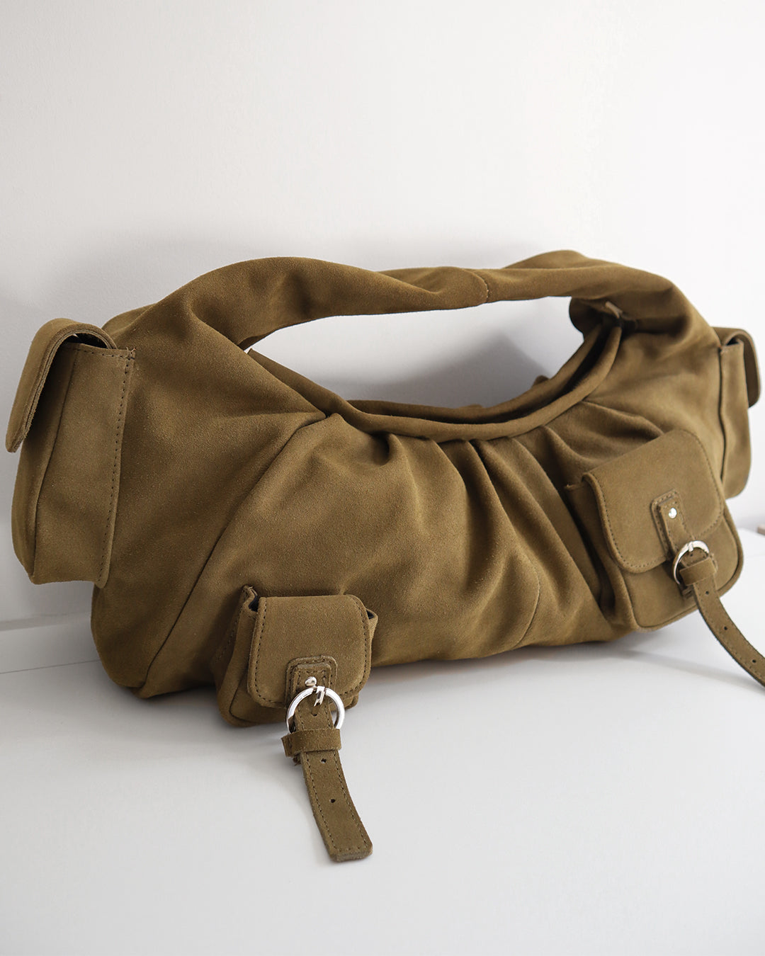 BETTY SUEDE BAG KHAKI