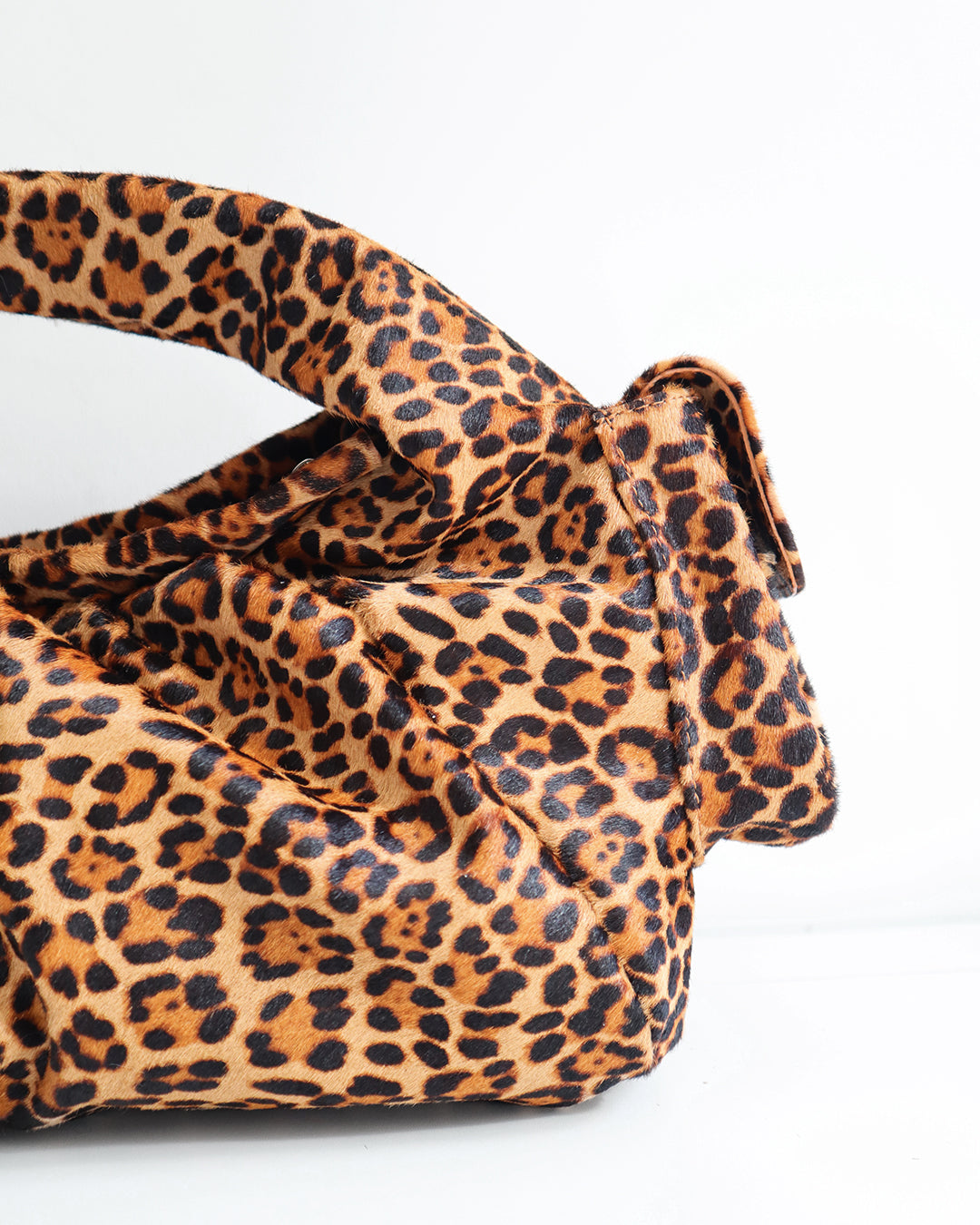BETTY LEATHER BAG LEOPARD