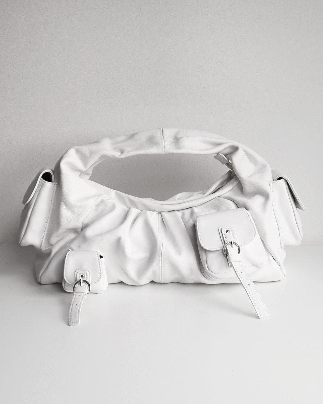 BETTY LEATHER BAG WHITE (SAMPLE)