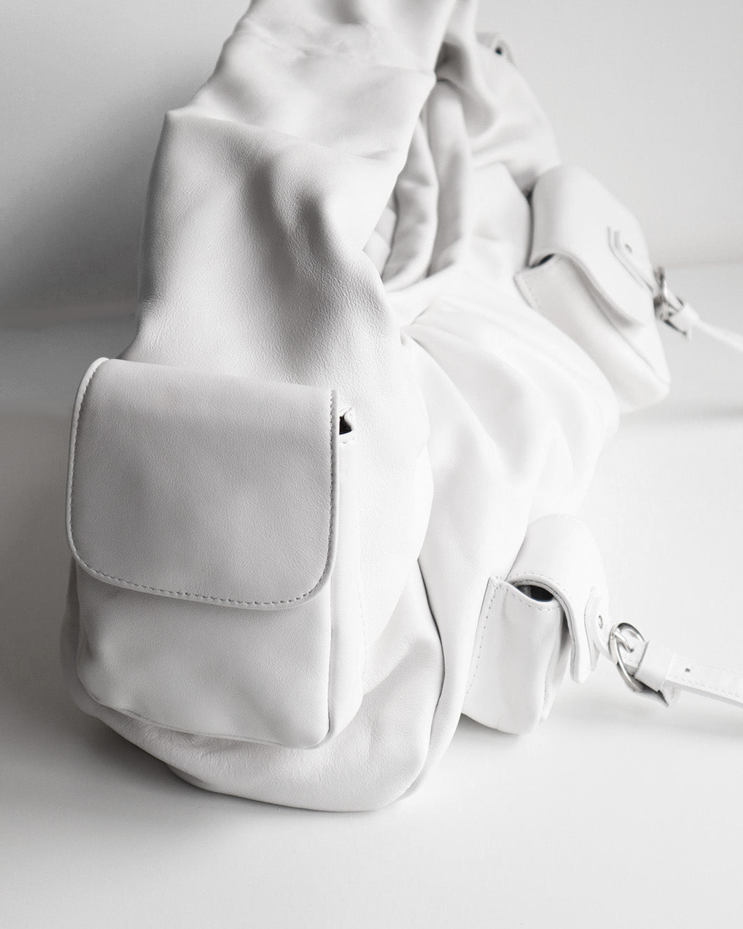 BETTY LEATHER BAG WHITE (SAMPLE)