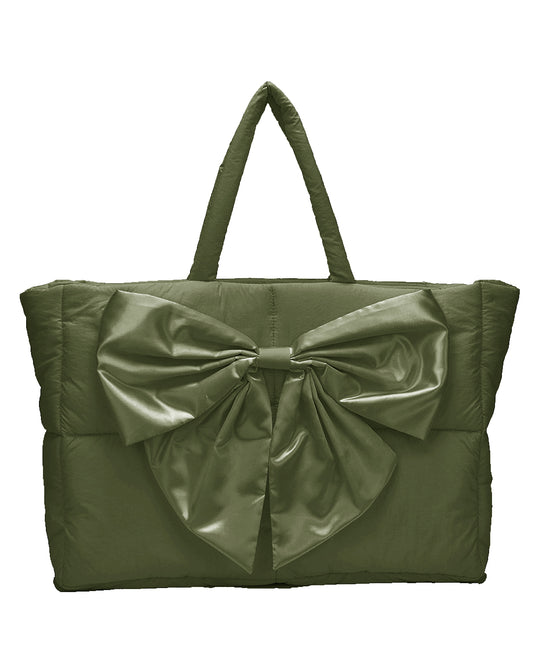 BOW TOTE KHAKI