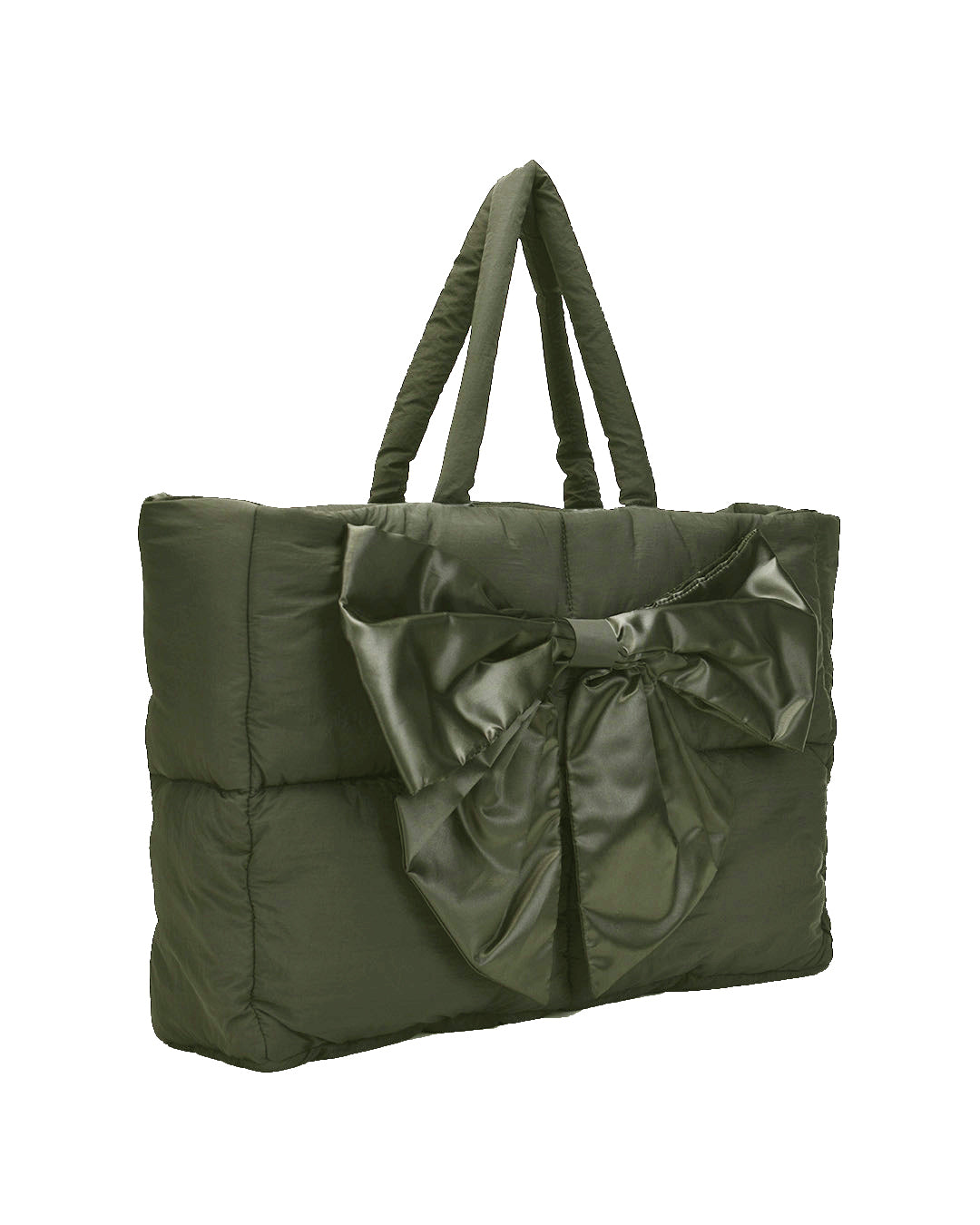 BOW TOTE KHAKI