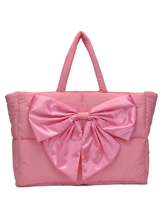BOW TOTE PINK