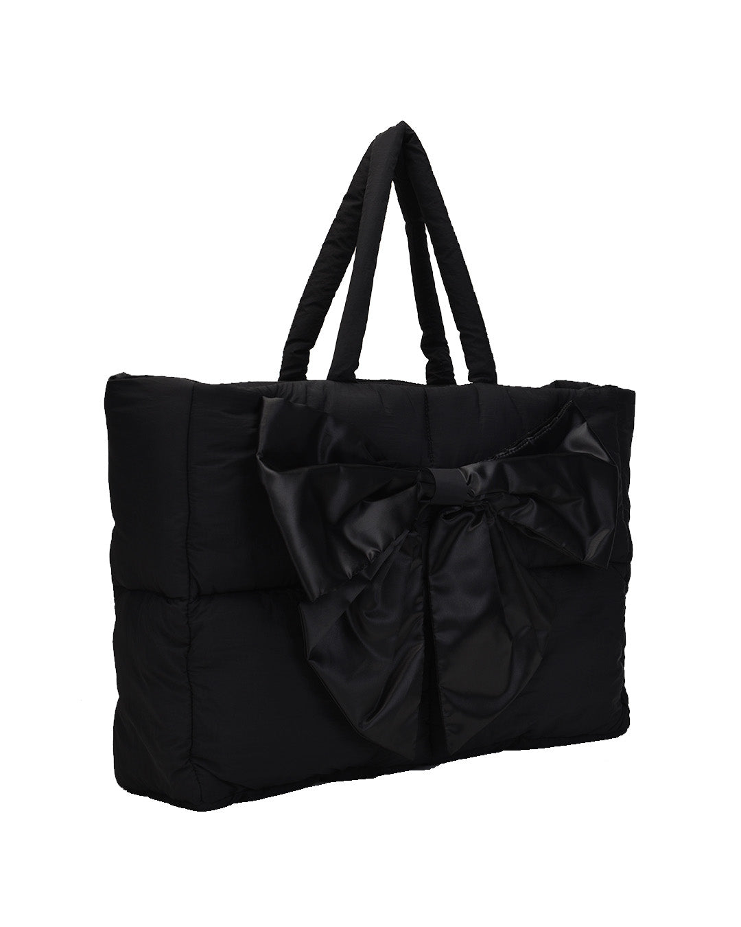 BOW TOTE BLACK