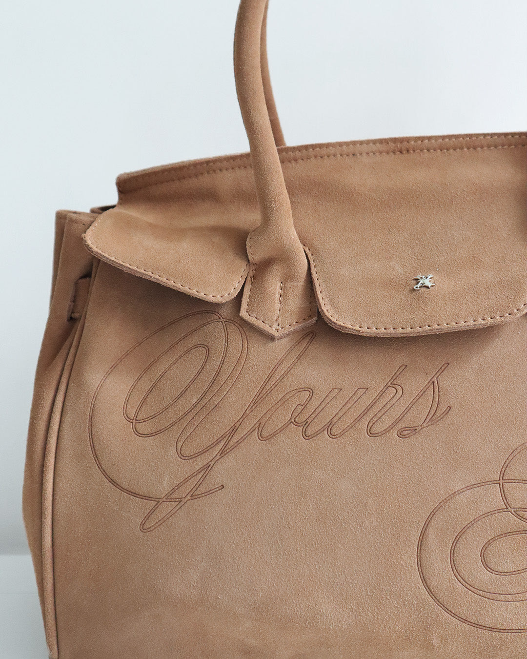 SUEDE CARRYALL BEIGE