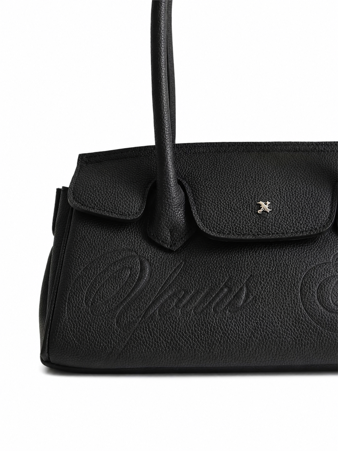 LEATHER CARRYALL MINI BLACK