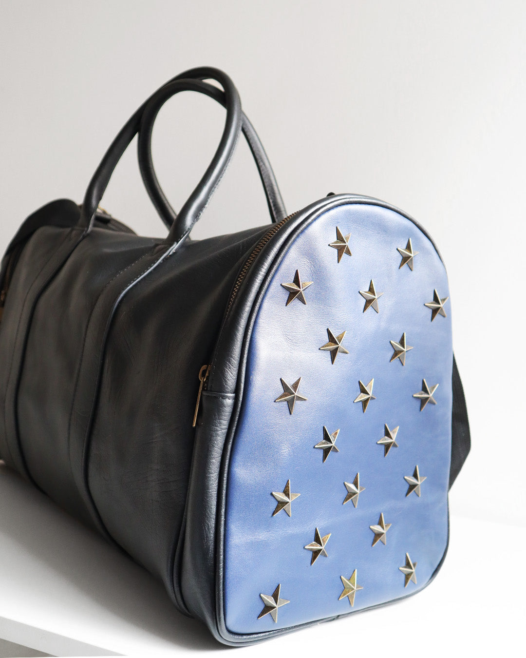 STARS & STRIPES LEATHER DUFFLE